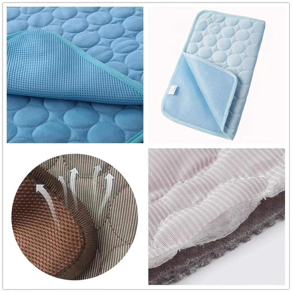 Dog Cooling Mat — Pressure-Activated Pet Cooling Pad for Summer