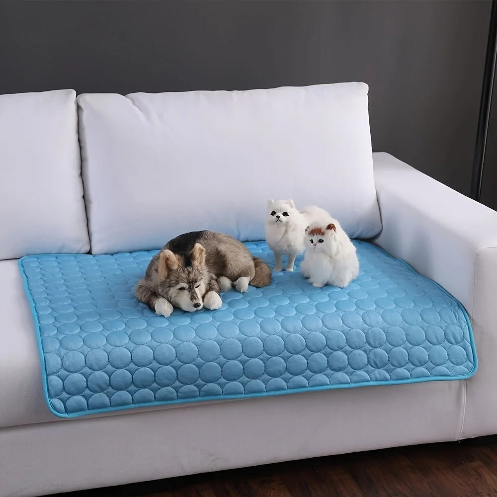 Dog Cooling Mat — Pressure-Activated Pet Cooling Pad for Summer