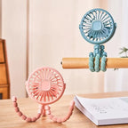 Flexible Octopus Stroller Fan — Clip-On USB Fan for Strollers, Cribs & Car Seats