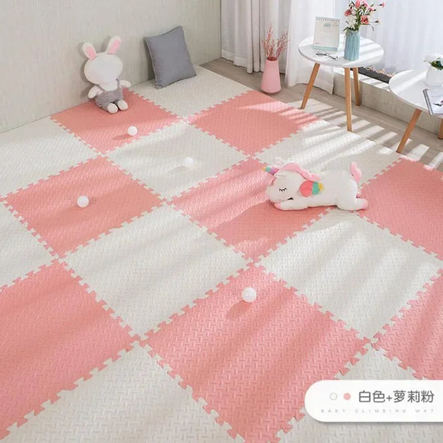 Foam Baby Play Mat — 16-Piece Interlocking Puzzle Floor Mat