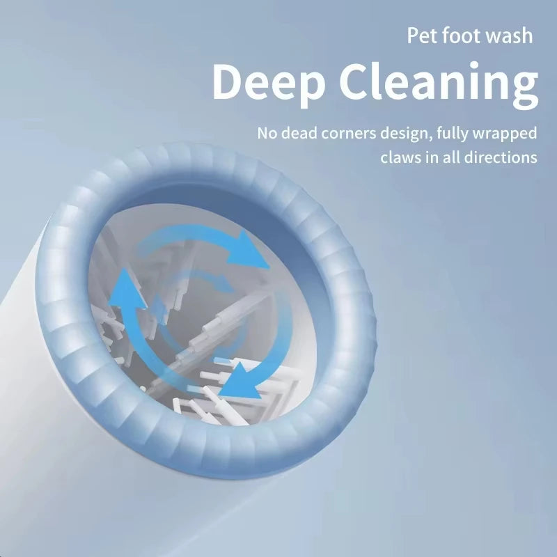 Electric Dog Paw Cleaner — Portable Automatic Paw Washer Cup