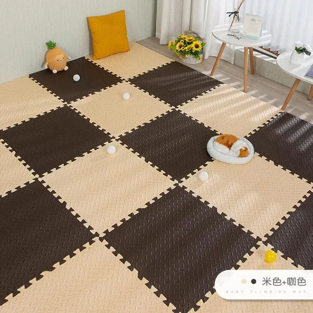 Foam Baby Play Mat — 16-Piece Interlocking Puzzle Floor Mat