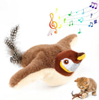Interactive Catnip Bird Toy — USB Rechargeable Flapping Cat Toy