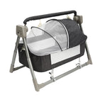 Electric Baby Swing & Rocking Bassinet — Portable Soothing Cradle with Bluetooth