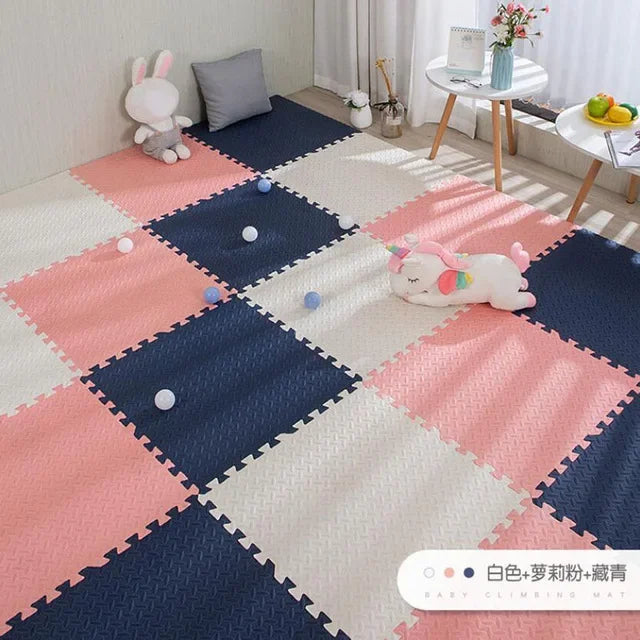 Foam Baby Play Mat — 16-Piece Interlocking Puzzle Floor Mat