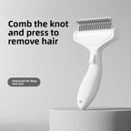 Self-Cleaning Pet Dematting Comb — One-Click Hair Release for Cats & Dogs