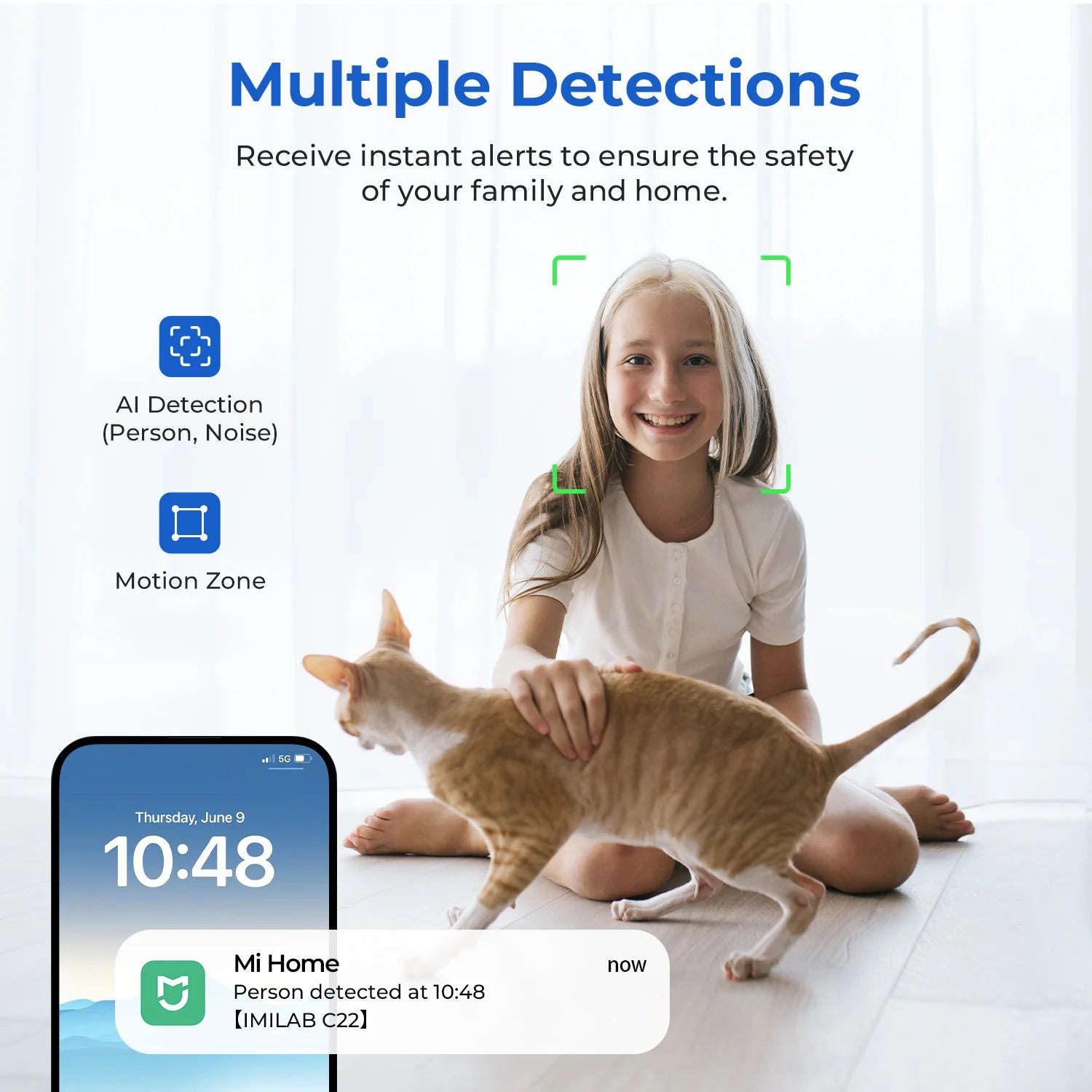 Smart Baby Monitor Camera — 360° Pan/Tilt, Night Vision & 2-Way Audio