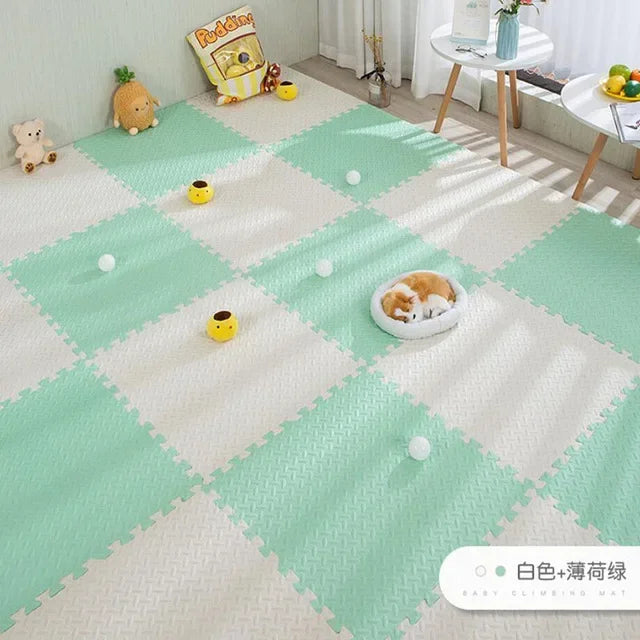 Foam Baby Play Mat — 16-Piece Interlocking Puzzle Floor Mat