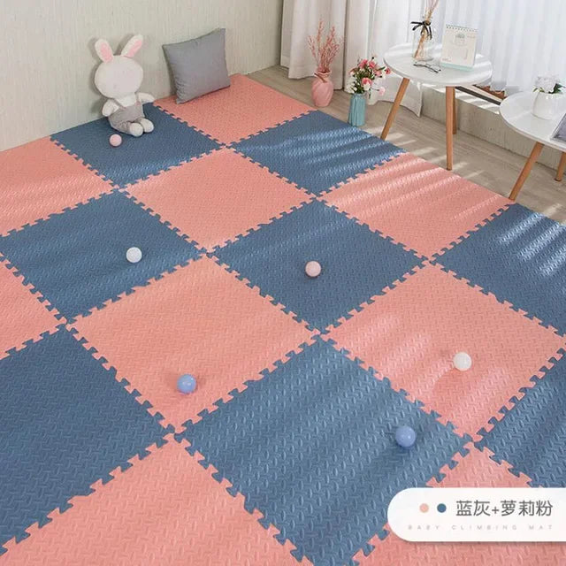 Foam Baby Play Mat — 16-Piece Interlocking Puzzle Floor Mat