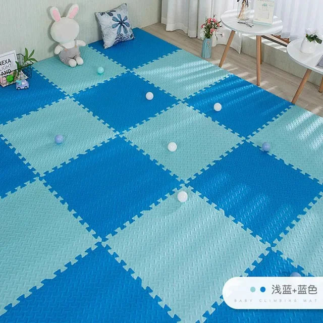 Foam Baby Play Mat — 16-Piece Interlocking Puzzle Floor Mat
