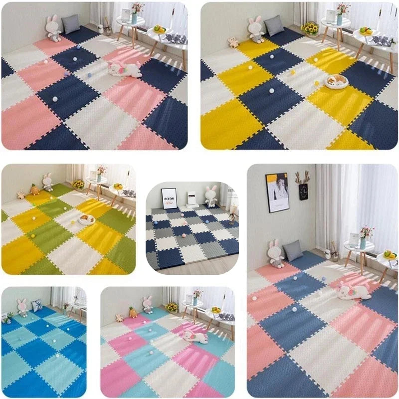 Foam Baby Play Mat — 16-Piece Interlocking Puzzle Floor Mat