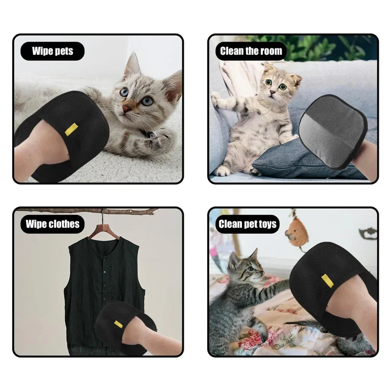 Pet Hair Removal Glove — Reusable Grooming & De-Shedding Mitt