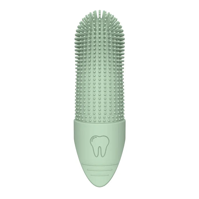 360° Dog Finger Toothbrush — Gentle Silicone Dental Cleaner