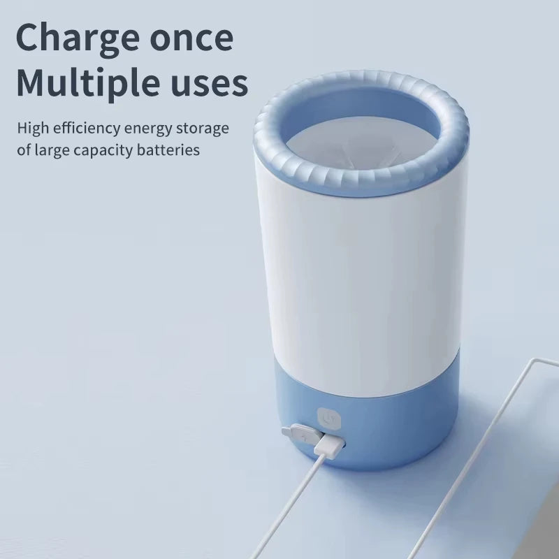 Electric Dog Paw Cleaner — Portable Automatic Paw Washer Cup