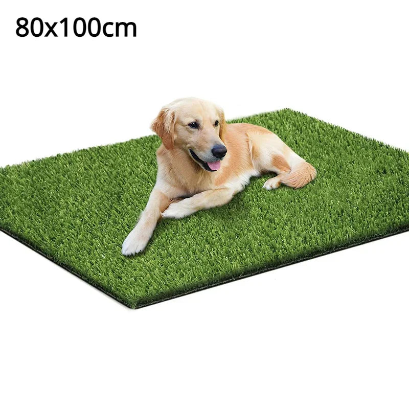 Washable Grass Pee Pad — Reusable Potty Training Mat with Non-Slip Base