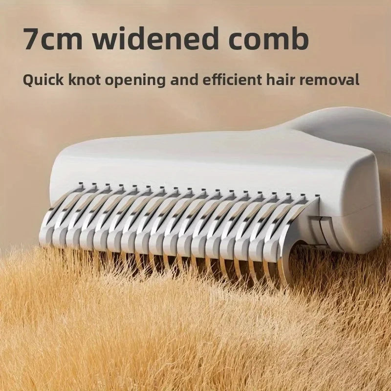Self-Cleaning Pet Dematting Comb — One-Click Hair Release for Cats & Dogs