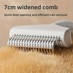 Self-Cleaning Pet Dematting Comb — One-Click Hair Release for Cats & Dogs