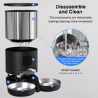 Automatic Smart Pet Feeder — 4.5L App-Controlled Food Dispenser for Cats & Dogs