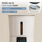 WiFi Automatic Cat Feeder — 4L Programmable Food Dispenser with App