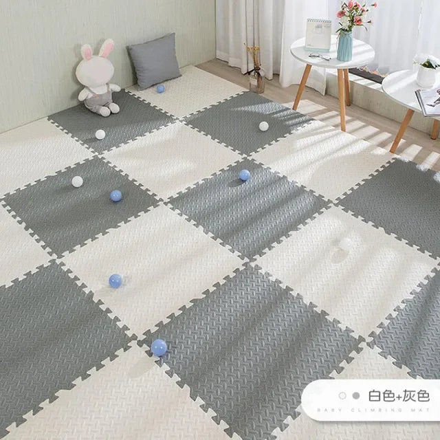 Foam Baby Play Mat — 16-Piece Interlocking Puzzle Floor Mat