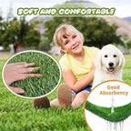 Washable Grass Pee Pad — Reusable Potty Training Mat with Non-Slip Base