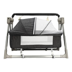 Electric Baby Swing & Rocking Bassinet — Portable Soothing Cradle with Bluetooth