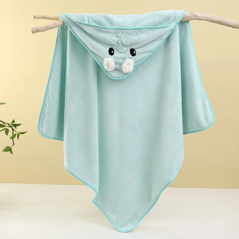 Baby Hooded Bath Towel — Soft, Ultra-Absorbent Newborn Towel