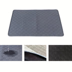 Reusable pee pad — waterproof quilted detail