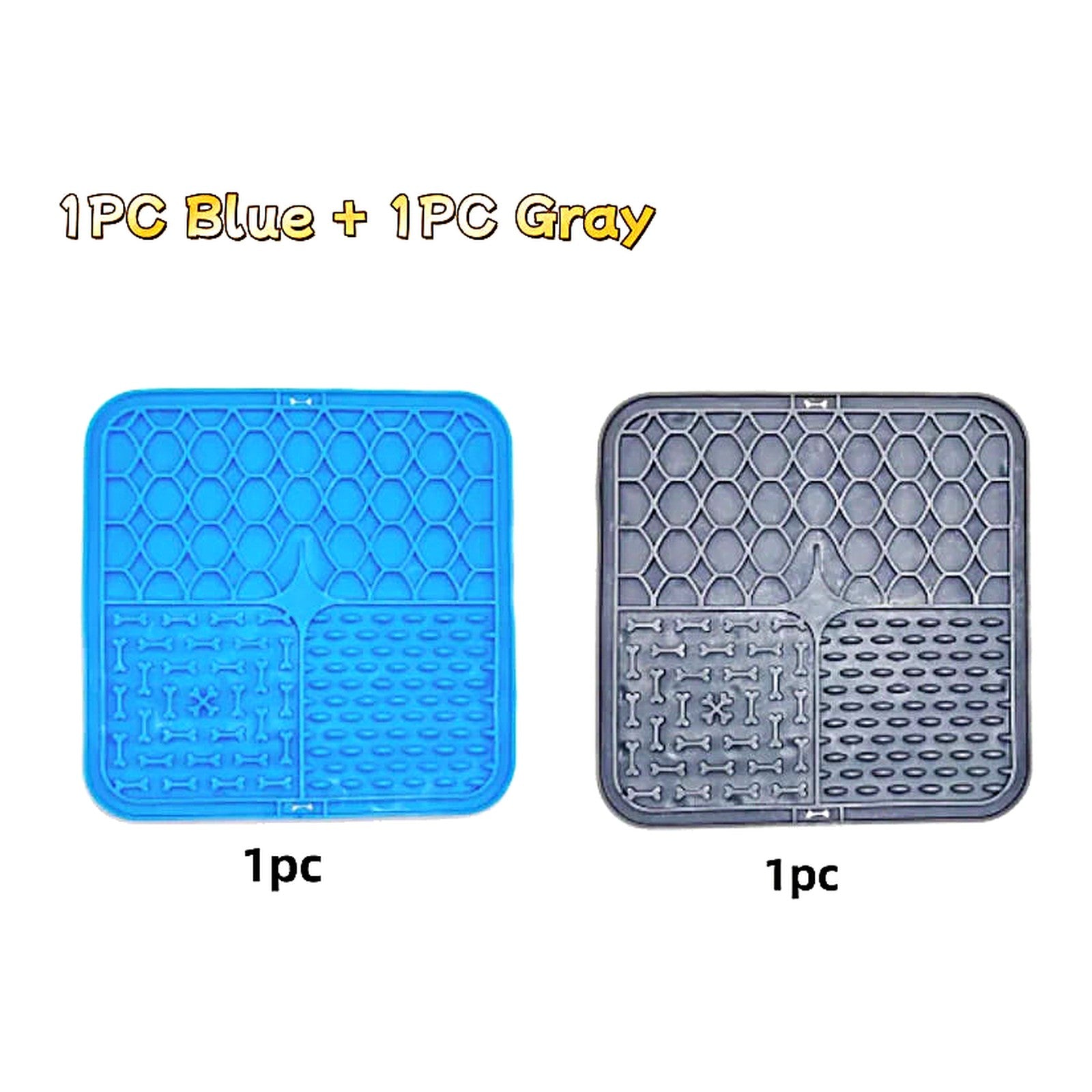 Silicone Lick Mat — Slow Feeder & Bath-Time Distraction for Dogs & Cats