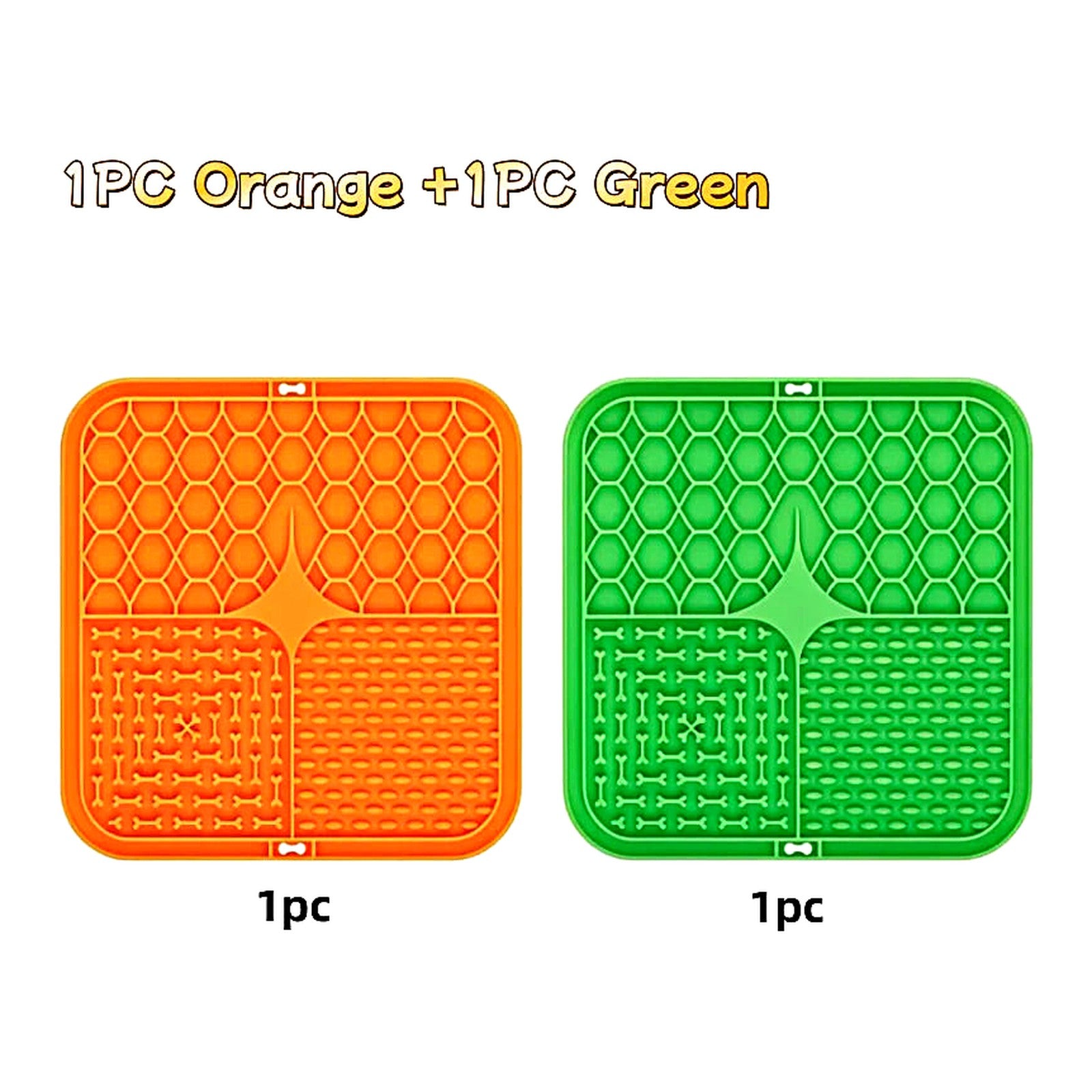 Silicone Lick Mat — Slow Feeder & Bath-Time Distraction for Dogs & Cats